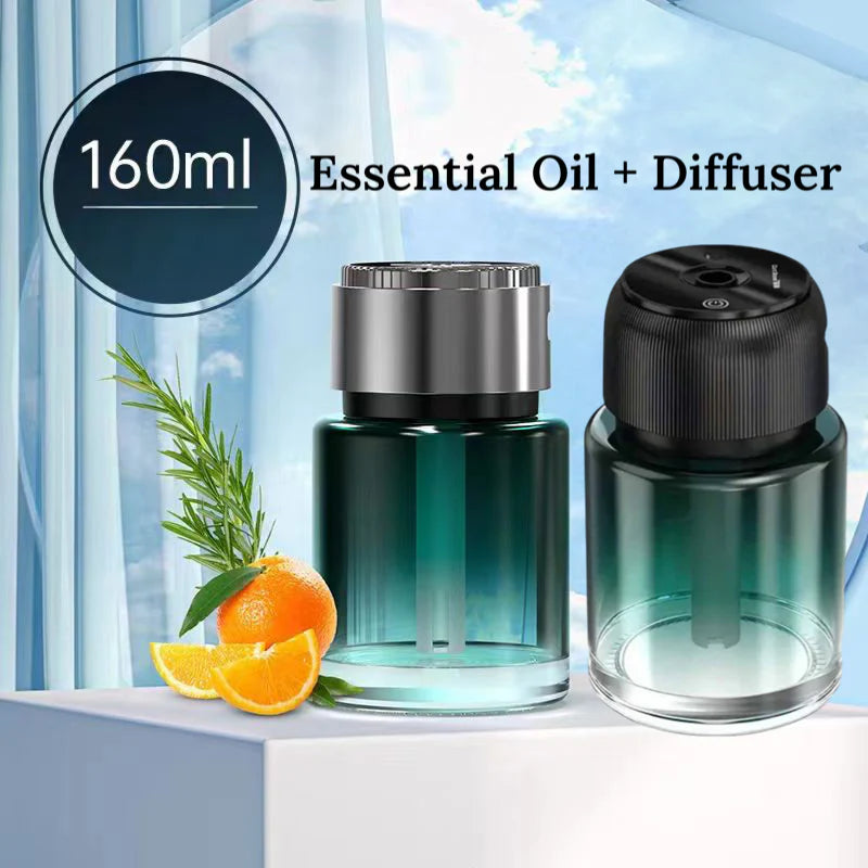 Rechargeable 160ml Glass Car Aromatherapy Diffuser | Long-Lasting Fragrance Spray | Auto Start-Stop DesignCar AccessoriesEffortlessly fill your car with pleasant scents that last with the Rechargeable 160ml Glass Car Aromatherapy Diffuser. With an auto st