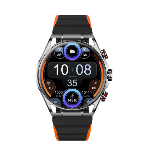 Maxwell Fusion Smart Watch for Men and Women DialAnswer Calls SMS BT5.2 40 Days Standby Time IP68 Waterproof AMOLED Retina Screen Smart Watch Sports Mode Compatible with iOS and Android (Black)WearablesSuper AMOLED Retina display provides bright, crisp, a