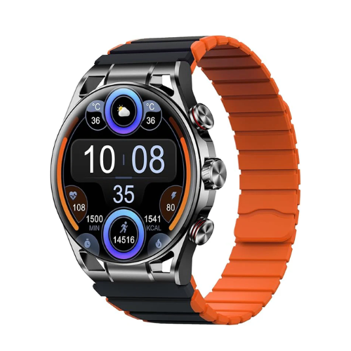 Maxwell Fusion Smart Watch for Men and Women DialAnswer Calls SMS BT5.2 40 Days Standby Time IP68 Waterproof AMOLED Retina Screen Smart Watch Sports Mode Compatible with iOS and Android (Black)WearablesSuper AMOLED Retina display provides bright, crisp, a