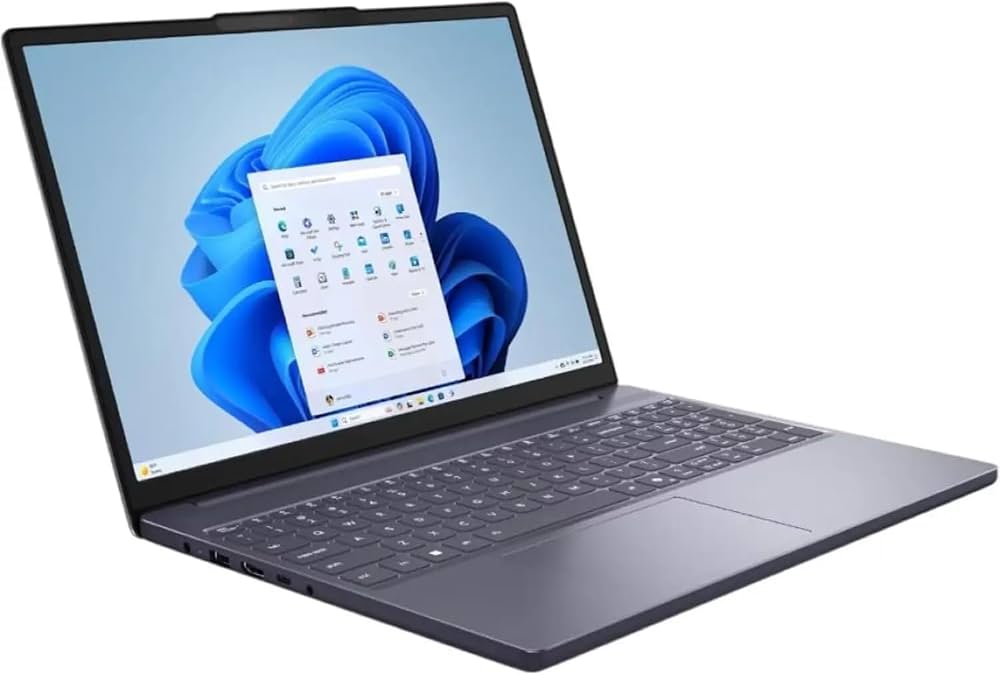 Lenovo IdeaPad Slim 3 15ARP10 Laptop, AMD Ryzen 5 150, 8GB DDR5 RAM, 256GB SSD, 15.3” WUXGA, Arabic & English Keyboard, Windows 11 – Luna Grey
