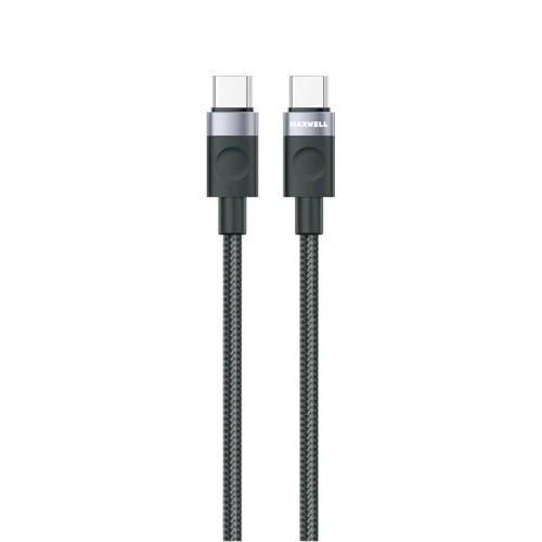 Maxwell Voltix Series Cable USBC to USBC (1Meter) 67W Fast Charging Nylon Braid Compatible with iPhone 16 Pro Max 16 Plus Samsung S25 Ultra S25 Plus iPhone 15 Pro Max 15 Pro Aluminum AlloyMobile AccessoriesBrand Maxwell Connector type USB Type C Cable typ