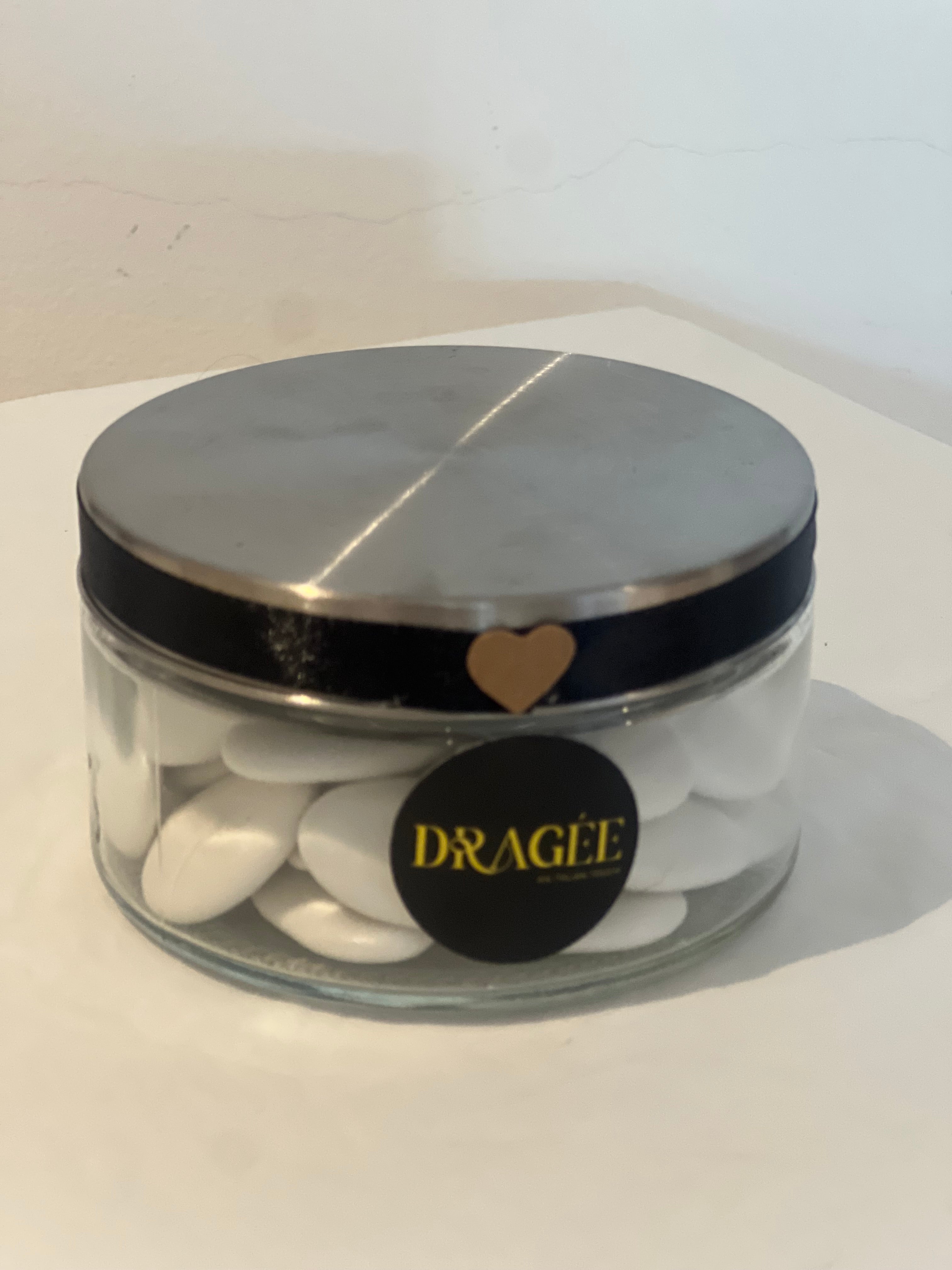 Pearl White Dragees with Dark Chocolate 170g