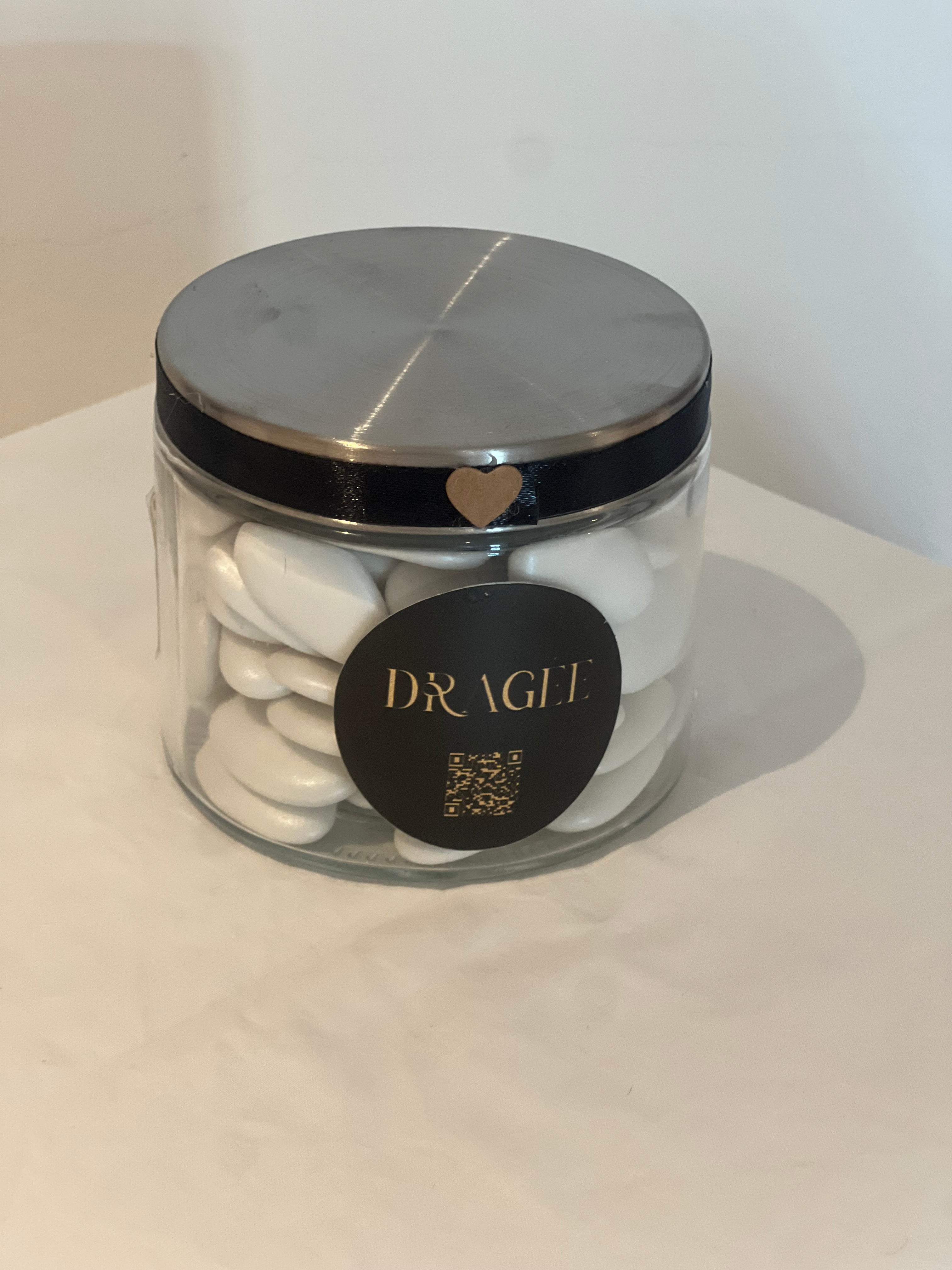 Pearl White Dragees with Dark Chocolate 260g