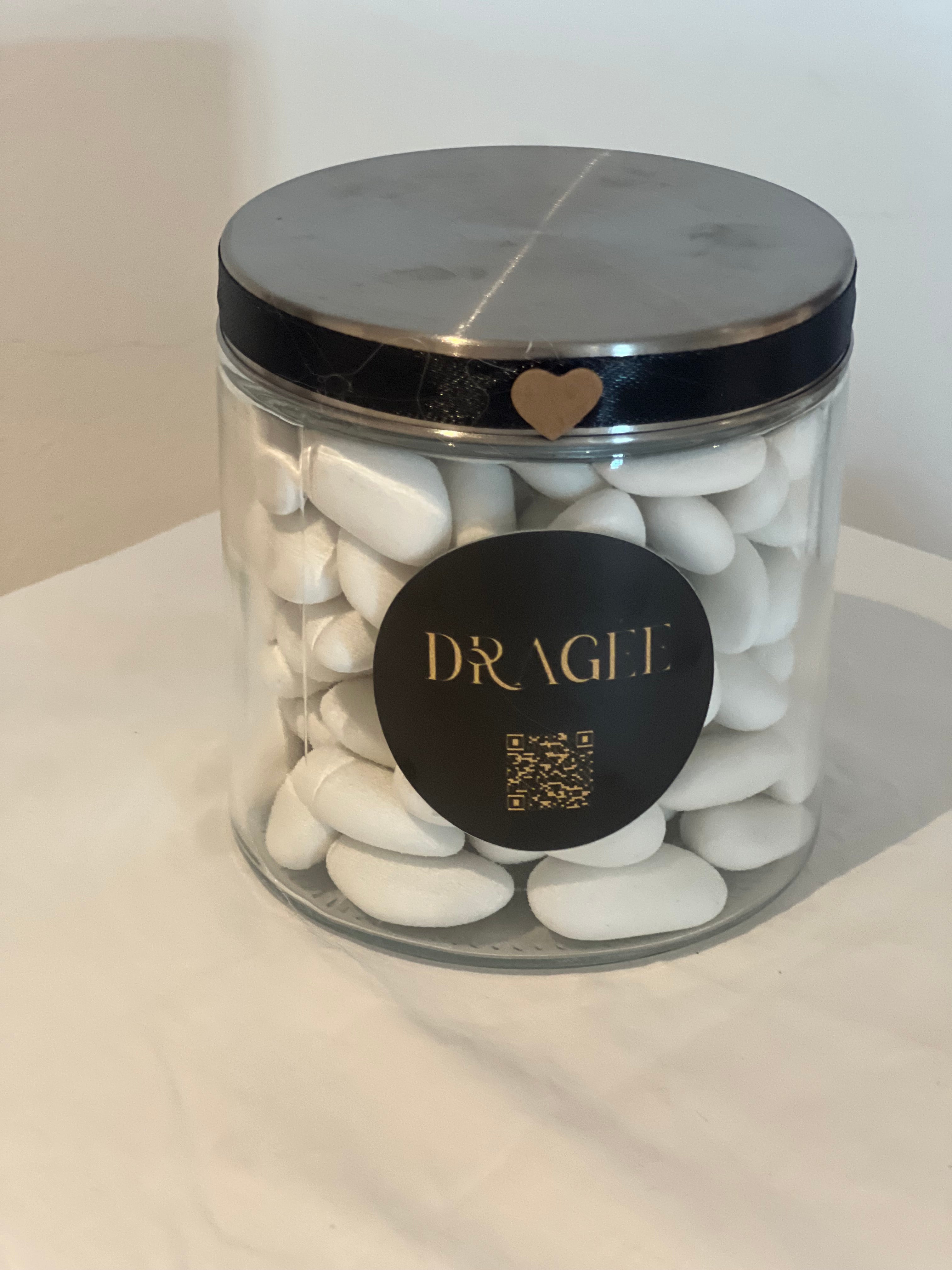 White Sugar-Coated Almond Dragees 330g