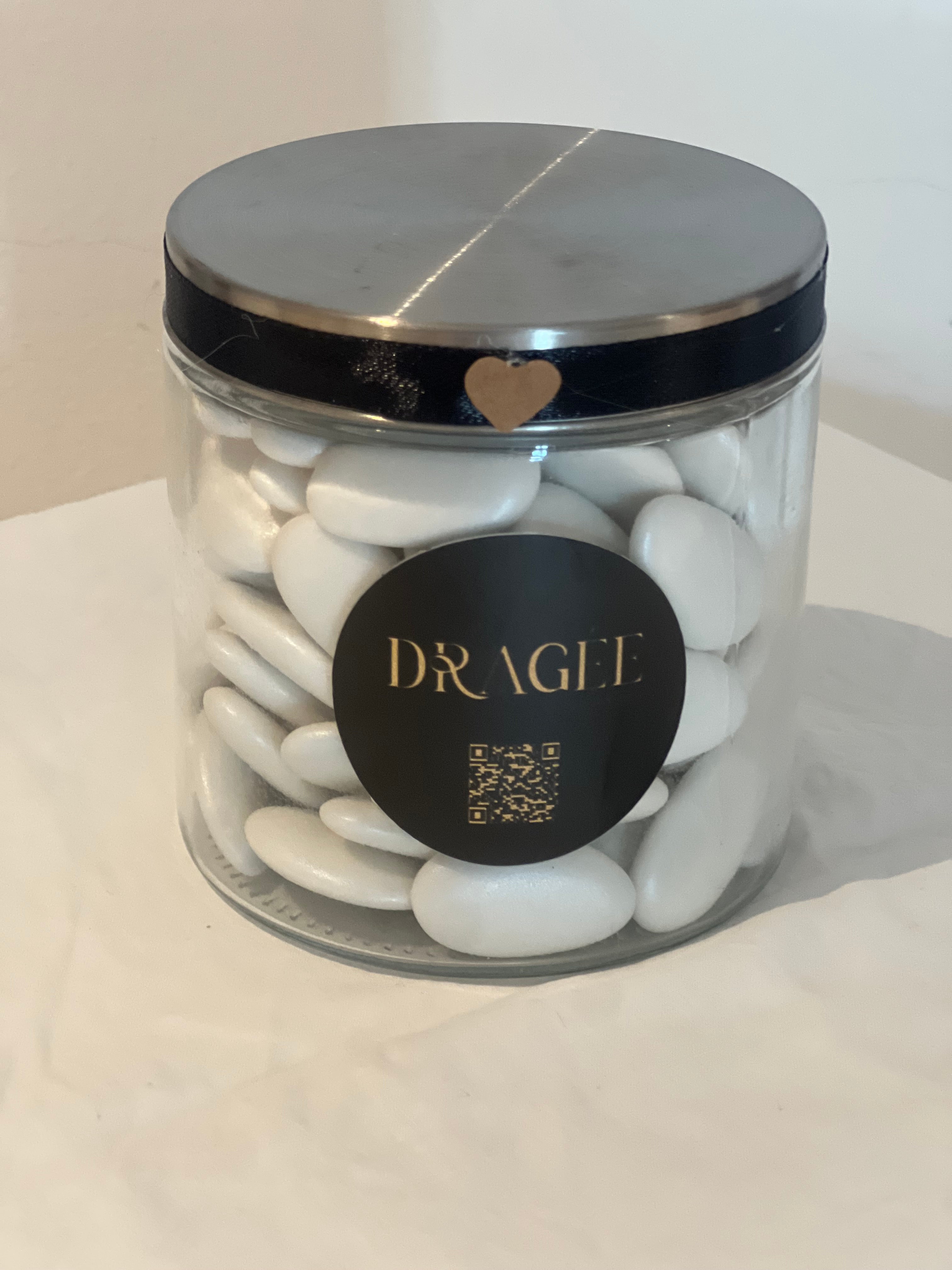 Pearl White Dragees with Dark Chocolate 330g