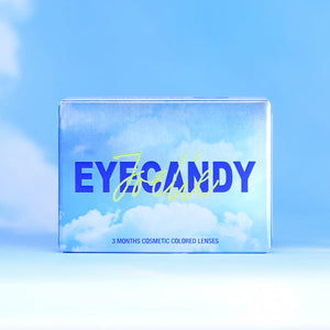 EYECANDY C8 Beautiful Blue Contact Lenses – 3-Month Cosmetic Lens by Joelle
