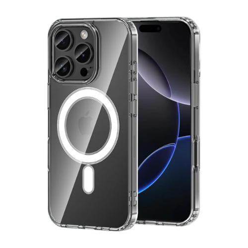 iPhone 16 Pro 6.3″ Clear MagSafe Case – Slim, Anti-Scratch & Drop Protection