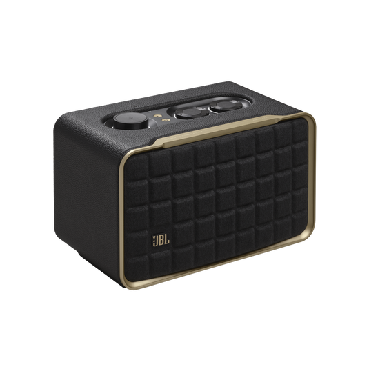 JBL Authentics 200 Smart Home Speaker - BlackAudio & Video🔊 90W Powerful Stereo Sound – Dual 25mm tweeters and a 5" woofer with passive radiator deliver deep bass and crisp highs. 🏠 Smart Voice Control – Built-in Alexa and Google Assistant let you contr