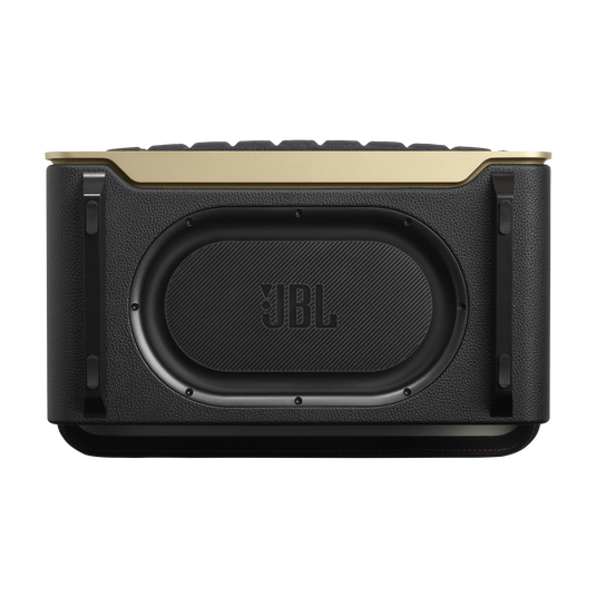 JBL Authentics 300 Portable Smart Home Speaker - BlackAudio & Video100W Powerful Stereo Sound: Equipped with dual 25mm tweeters and a 5.25" woofer, delivering deep bass and crisp highs. Portable Design: Features a leather-like enclosure and a convenient m
