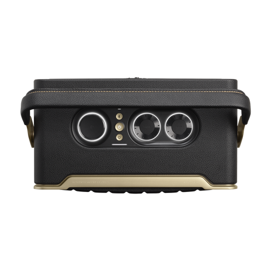 JBL Authentics 300 Portable Smart Home Speaker - BlackAudio & Video100W Powerful Stereo Sound: Equipped with dual 25mm tweeters and a 5.25" woofer, delivering deep bass and crisp highs. Portable Design: Features a leather-like enclosure and a convenient m