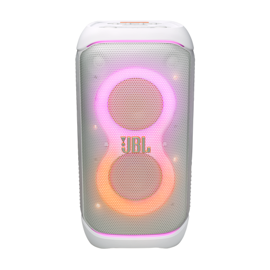 JBL PartyBox Stage 320 Portable Bluetooth Party Speaker – 240W Pro Sound, Telescopic Handle & Wheels, 18H Battery, Lightshow, Dual Mic/Guitar Inputs, IPX4 Splash-proofAudio & Video240W JBL Pro Sound: Delivers deep bass and clear highs through dual 6.5" wo