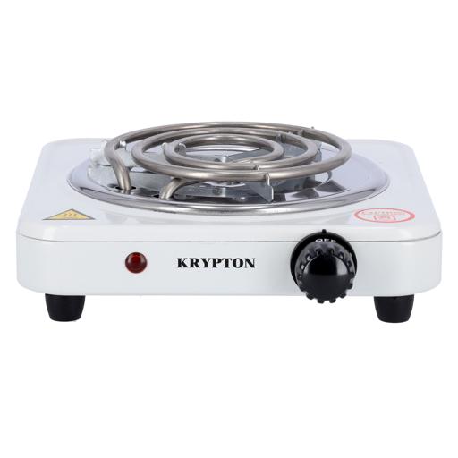 Krypton Single Burner Hot Plate 1000 W KNHP5309 - WhiteKitchen AppliancesCAST IRON - This hot plate has high quality and durable cast iron heating elements for quick and sustained heating. (155mm)THERMOSTATIC ADJUSTABLE TEMPERATURE CONTROLS- Make heating