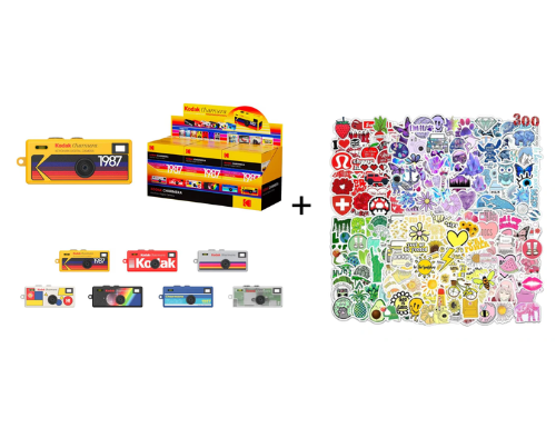 Cute camera and aesthetic sticker bundle UAE