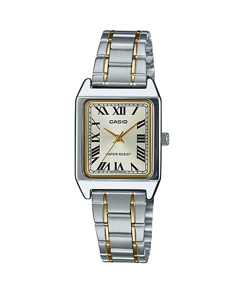 Casio Women's Watch - LTP-V007SG-9BUDF Silver Dial, Multicolor BandJewelleryClassical design Easy to read display Slim and comfortable to wear You can wear it in any situations Easy time setting Water-resistant