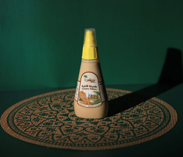 Oasis Tahina without PeanutsNuts, Dates & Dried FruitsIndulge in the delicate taste of Oasis Tahina without Peanuts. Our luxury tahini is made from pure ground sesame seeds, packed with vitamin A, calcium, and potassium. Plus, it's a great source of prote