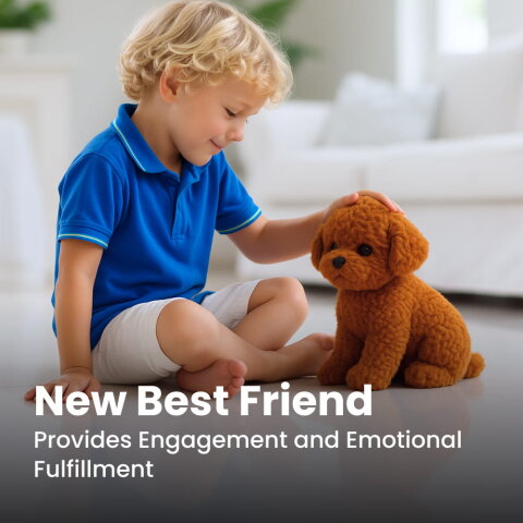 Wuffy robot dog toy for kids interactive AI companion puppy