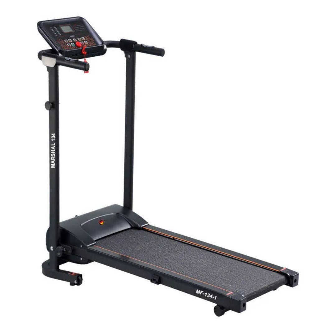 Marshal Fitness 3HP DC Motor Home Use Treadmill | Speed Range 0.8-10 km/h | LCD Display, MF-134-1Sports & FitnessEnhance your home workouts with our 3HP DC Motor Home Use Treadmill, designed to provide efficient and personalized exercise sessions. With it