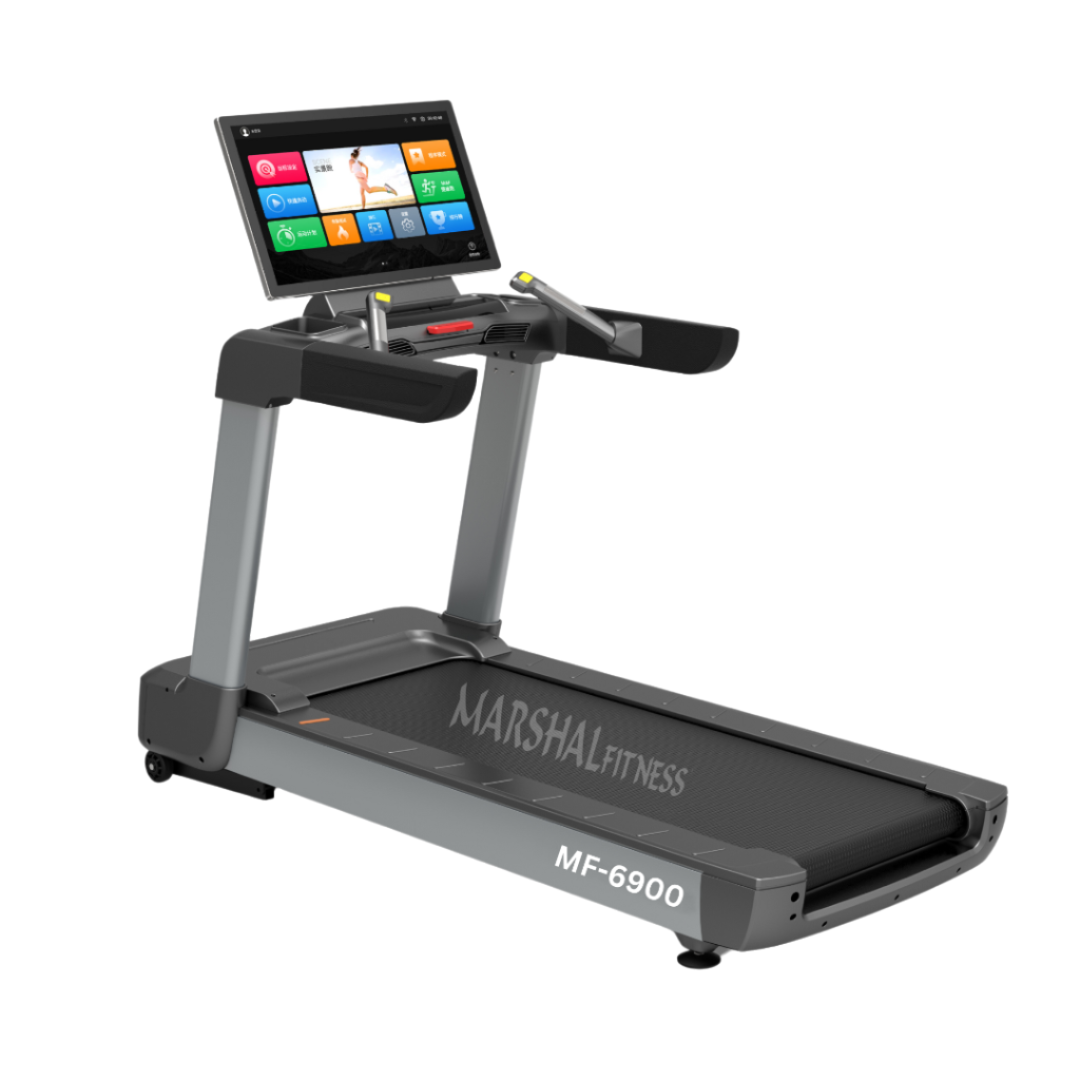 Marshal Fitness Premium Commercial Treadmill with 32-Inch TV Display | 10HP Power, 20km/h SpeedSports & FitnessThe Commercial Use Treadmill is designed to elevate the fitness experience with cutting-edge technology and superior performance. Featuring a la