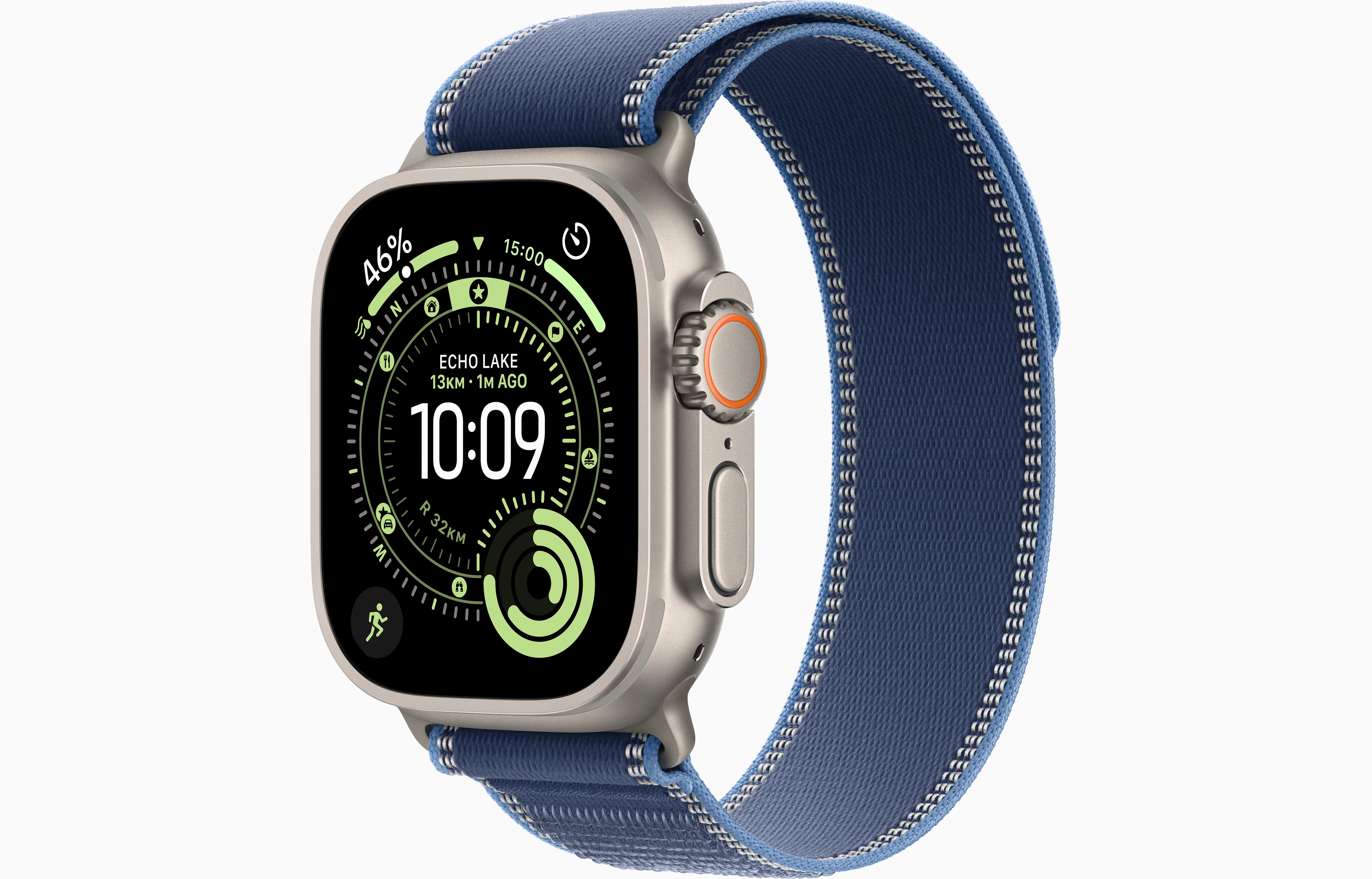 Apple Watch Ultra 3 GPS + Cellular, 49mm Natural Titanium Case