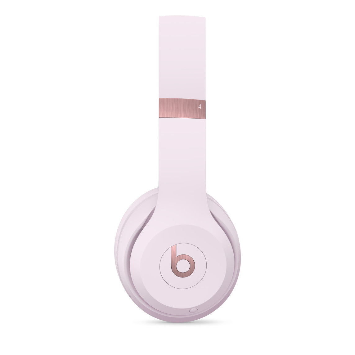 Beats Solo 4 Wireless On-Ear Headphones – Sleek Foldable Design, Long Battery Life - Cloud Pink Side View