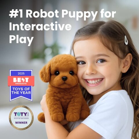 Wuffy AI Robot Puppy smart interactive robotic dog toy rechargeable