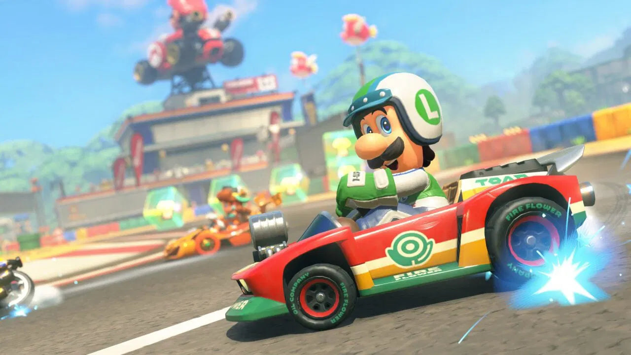 Mario Kart World for Switch 2Video Games🌍 Seamless Open-World Tracks – Race through mountains, forests, cities, and more with interconnected environments for true Free Roam exploration 🏎️ Tallest Driver Count Yet – Go head-to-head with up to 24 players