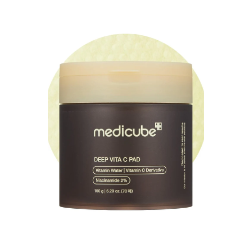 Medicube Deep Vita C facial pads for radiant skin 70 pieces