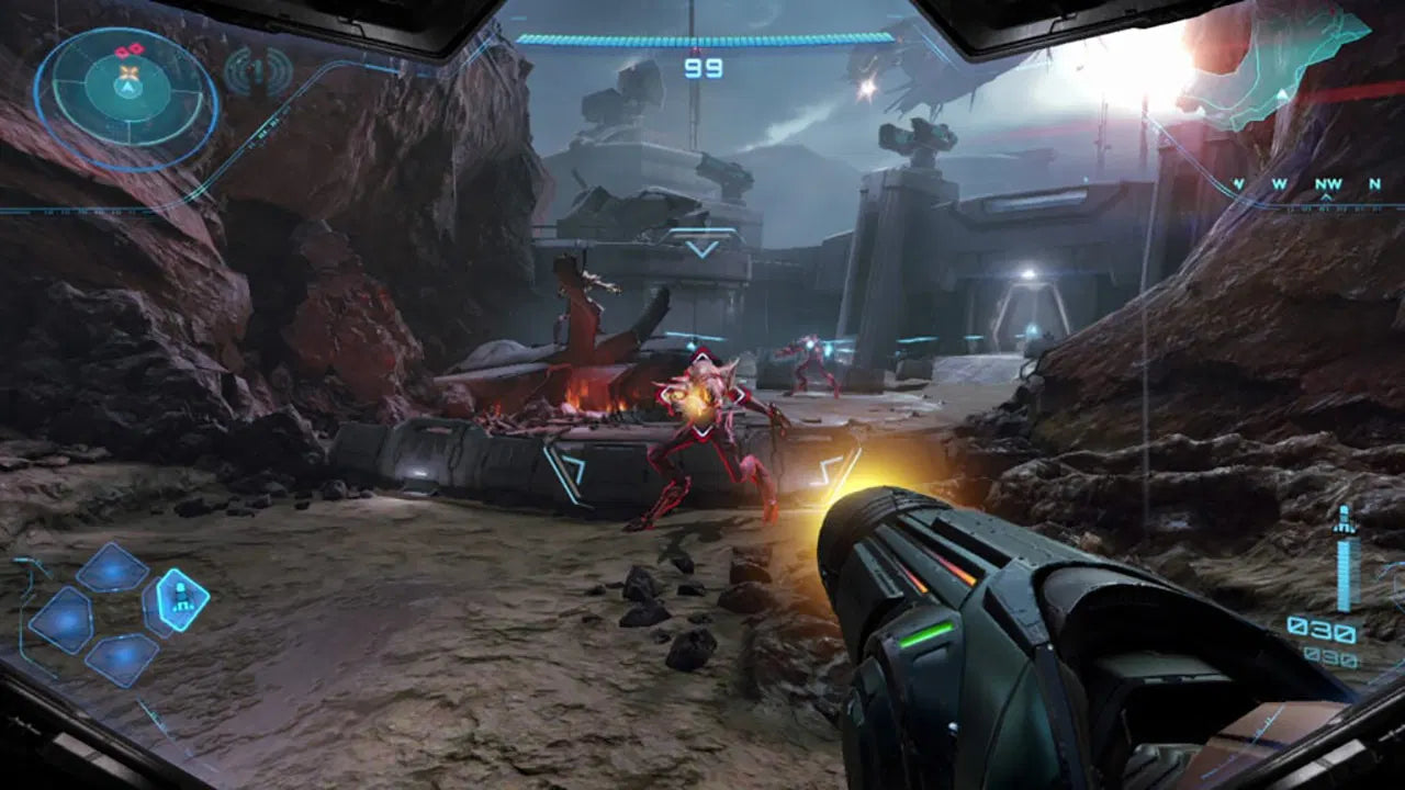 Nintendo Switch gameplay screenshot of Metroid Prime 4: Beyond