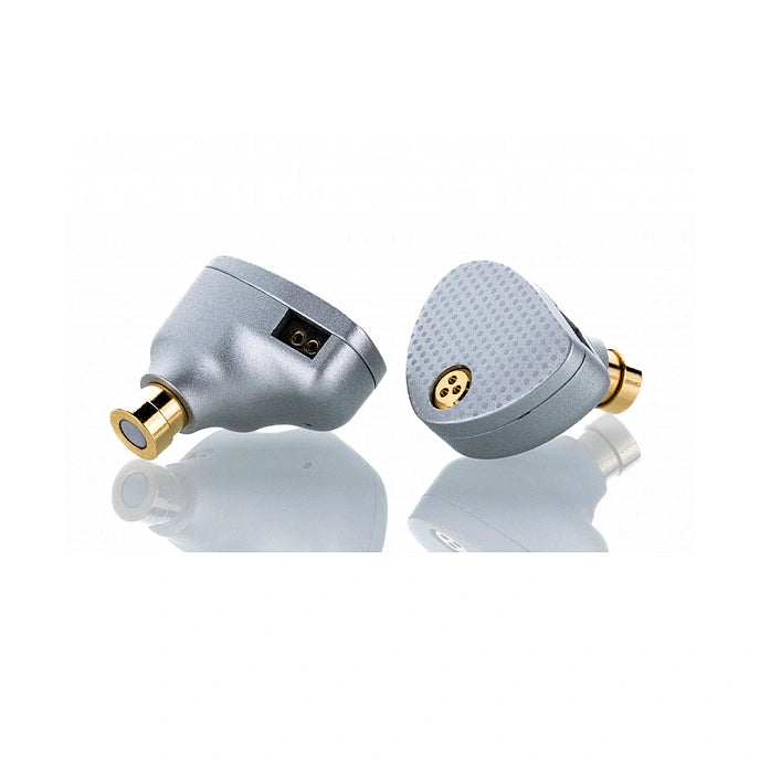 Moondrop Aria 2 Silver Wired In-Ear Monitor (IEM) Earphones – 10mm Dynamic Driver, Detachable 2-Pin Cable, Hi-Res Audio