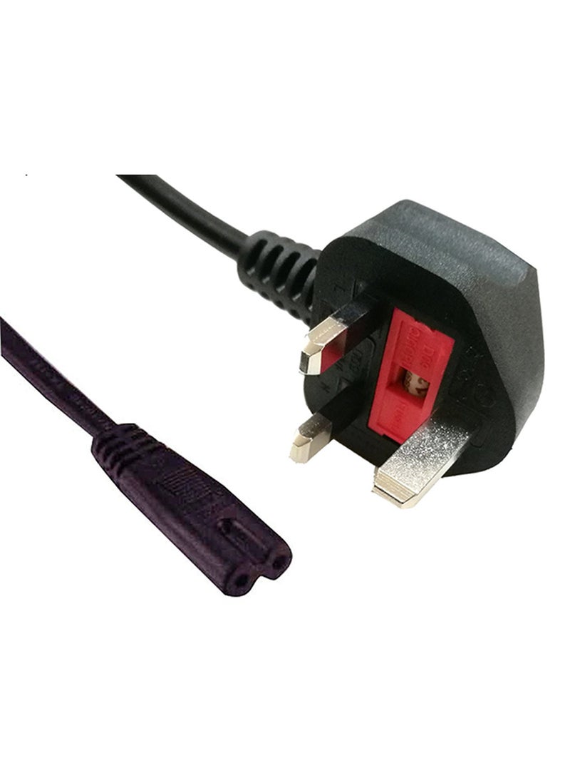 2-Pin 230V UK Cable Black