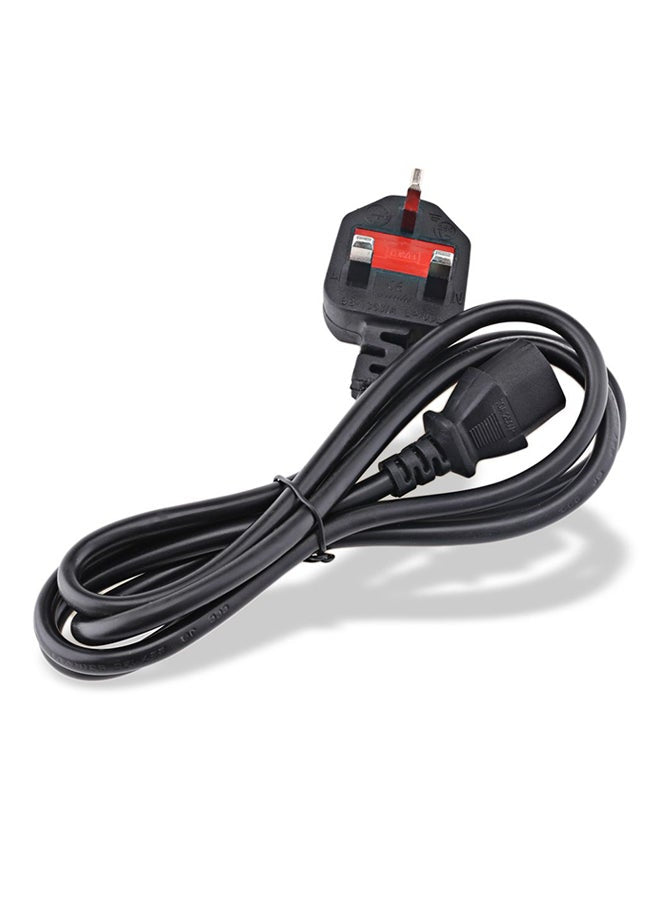 Laptop Charger Cable Plug Black