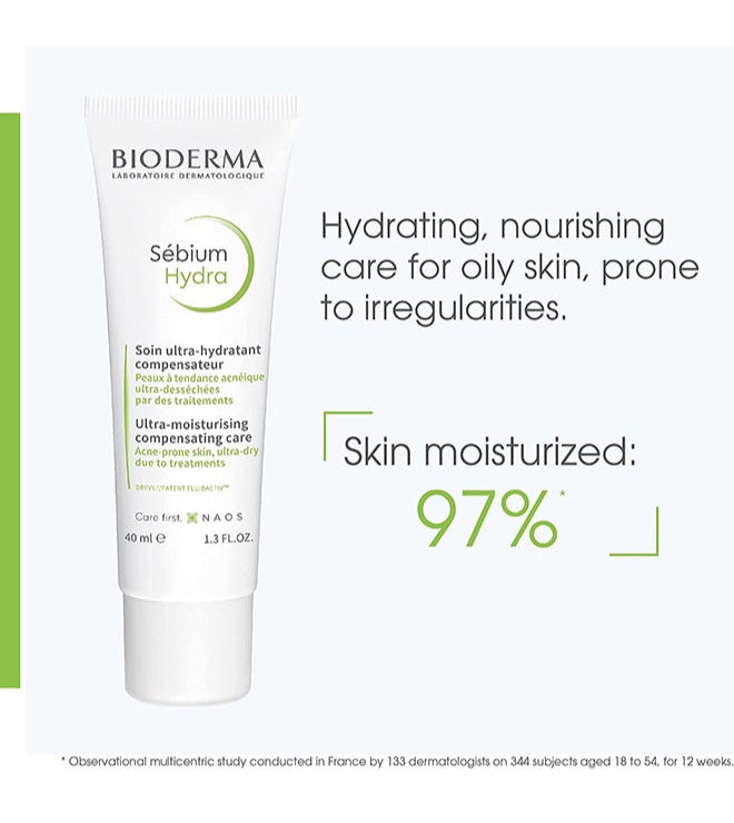 Bioderma Sebium ultra hydrating cream for combination and oily skin 40ml