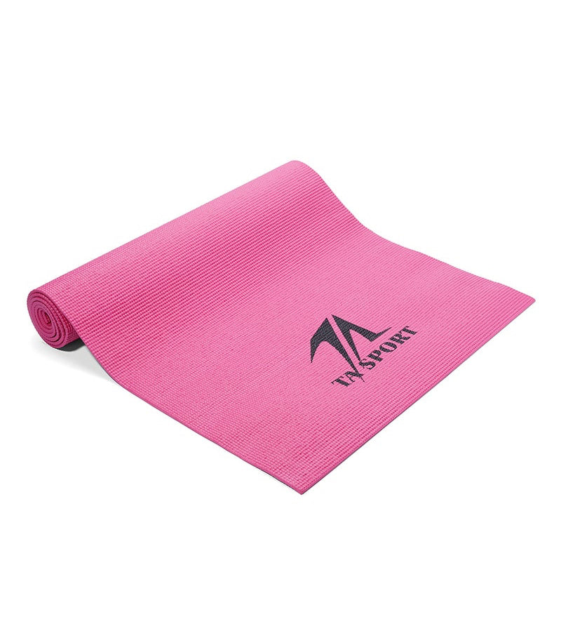 TA SPORTS Yoga Mat 5mm – Non-Slip Exercise Mat, 173 × 61 cm, Pink