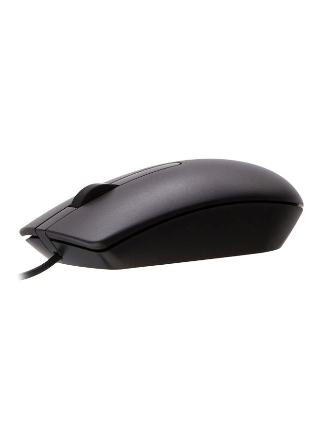 MS116 USB Wired Optical Mouse Black