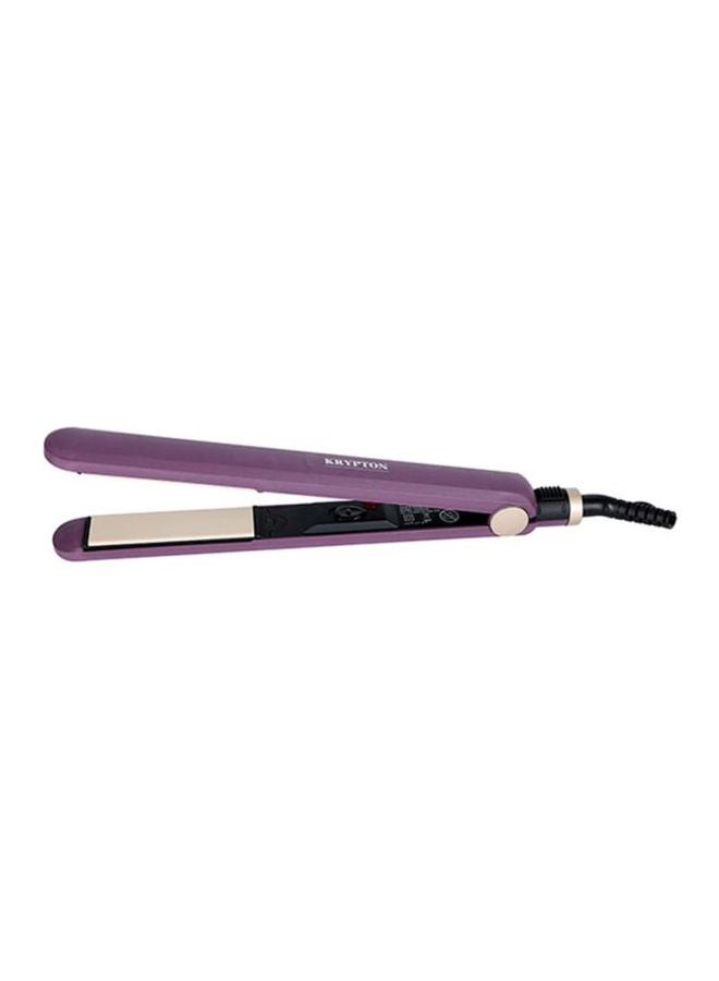 Krypton Professional Pro-Slim Hair Straightener 400 grams, KNH6085 - PurpleHair CareA heat-resistant plastic frame with a simple and trendy design Adjustable temperature up to 230 degrees Celsius Automatic shut-off after one hour of non-use Anti-static fe
