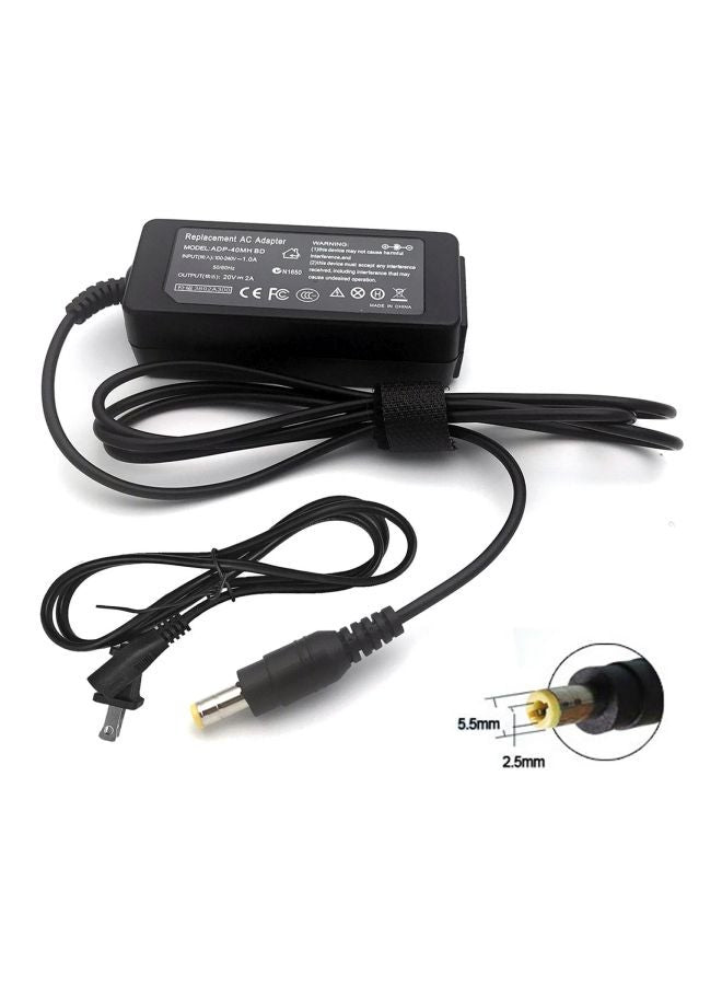 Laptop Charging Adapter For Lenovo Black/White