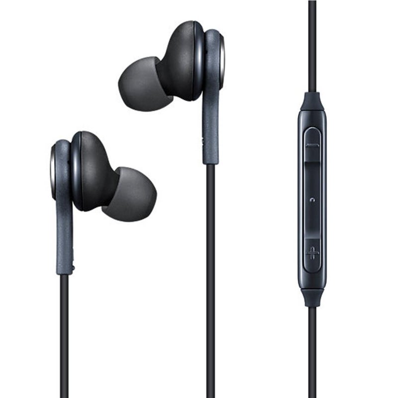In Ear Wired Headphone With Mic Black