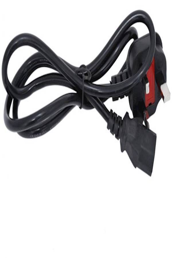 3-Pin Desktop Power Cable Black