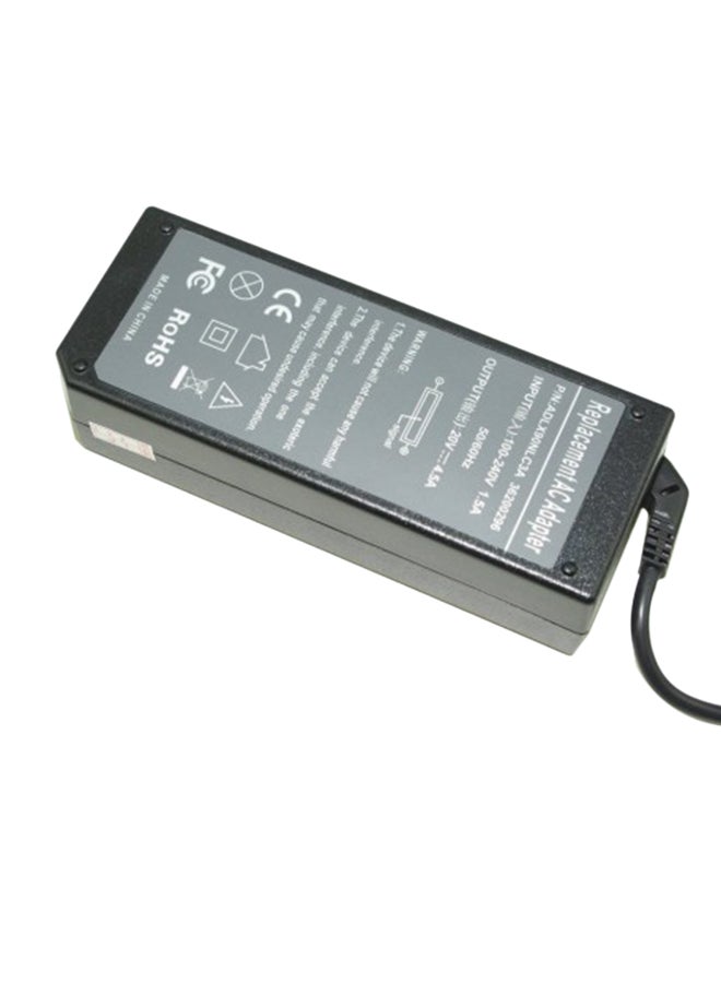 Laptop Charger With Power Cord For Lenovo Part Number ADLX65NLC3A Black
