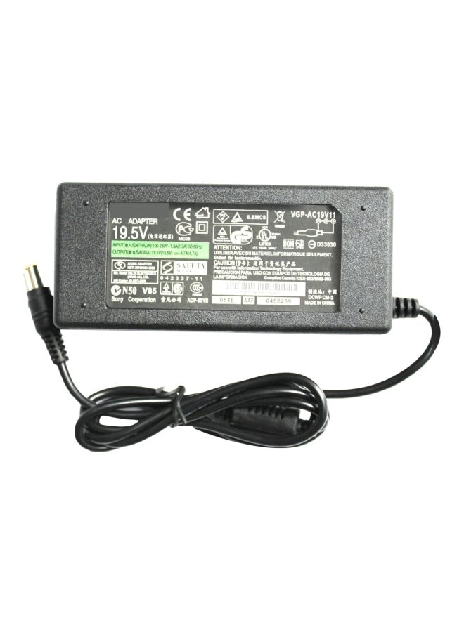 AC Power Charger Adapter Black/Silver/Yellow