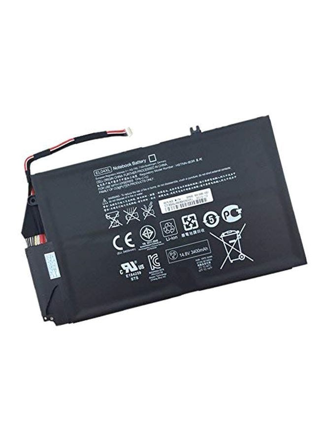 5200.0 mAh Replacement Laptop Battery For HP El04xl/4-1000 Notebook Black
