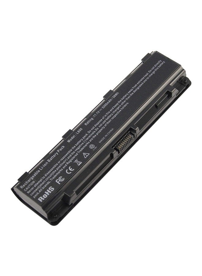 5200.0 mAh Replacement Battery For Toshiba Satellite L655/S5105 Laptop Black