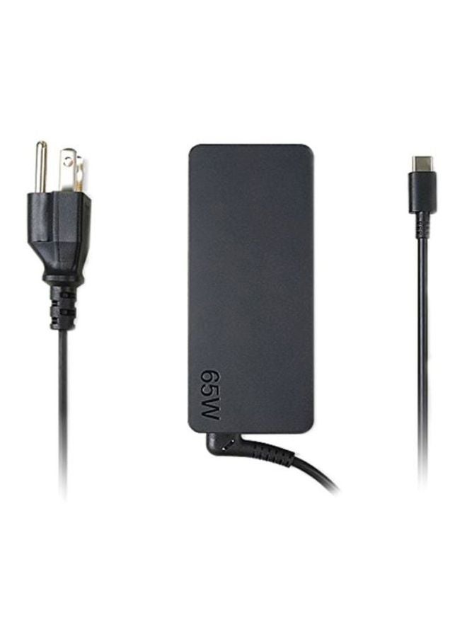 USB-C Standard AC Adapter For Lenovo Yoga Black