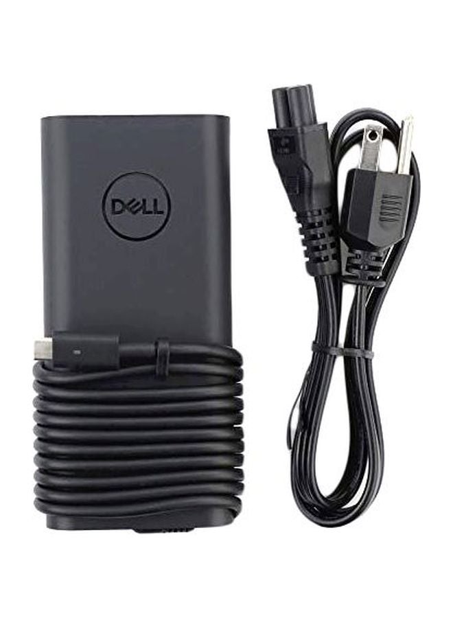 Laptop Charger With Adapter Black