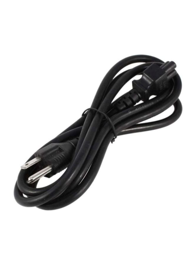 AC Power Charging Adapter With Cord Black