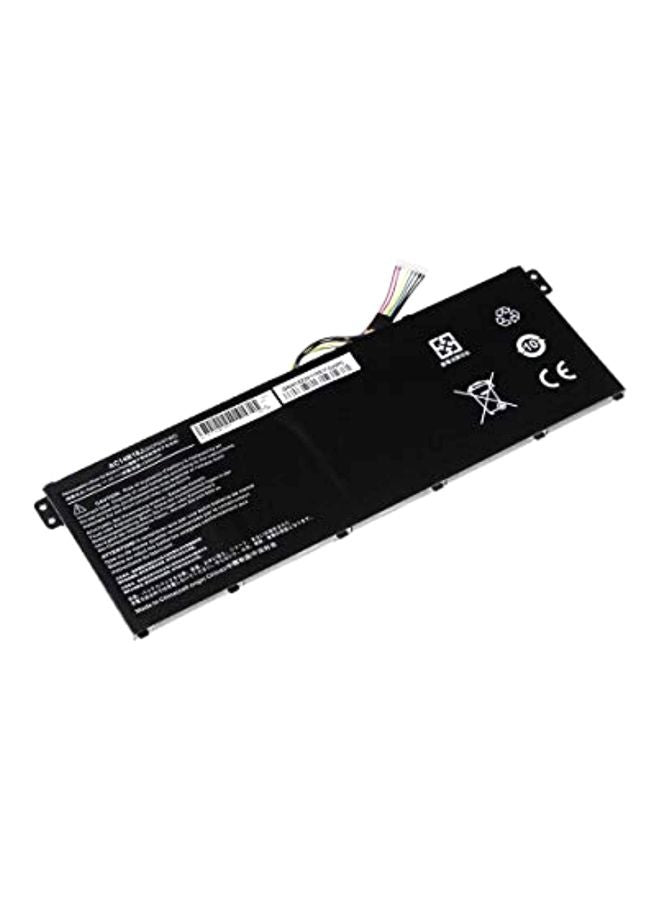 2200.0 mAh Replacement Laptop Battery For Acer AC14B8K Black