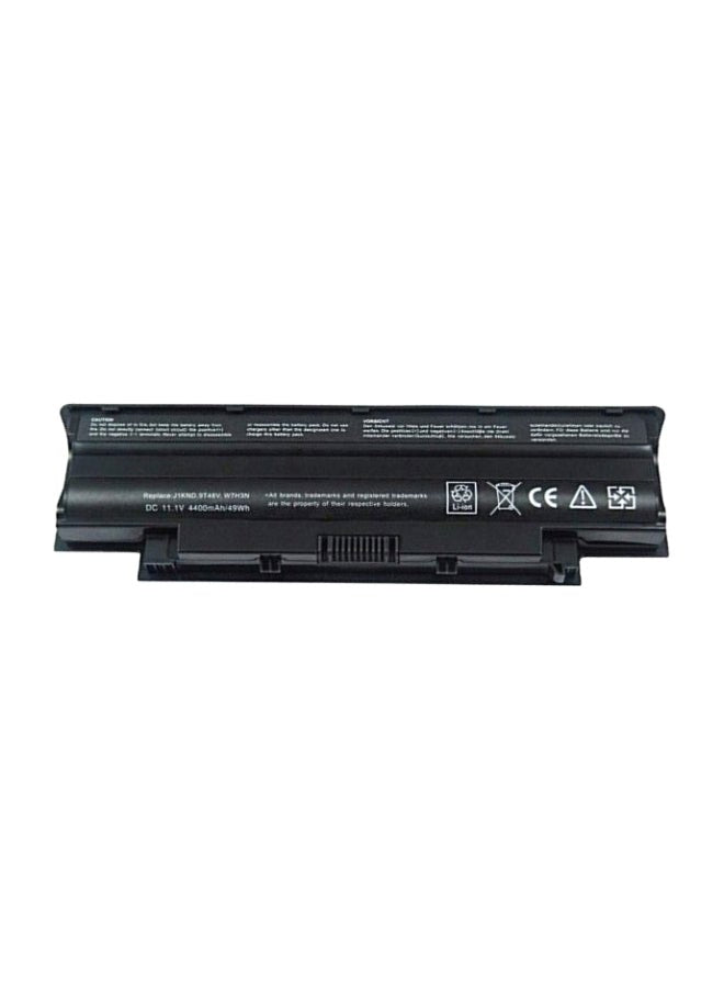 4400.0 mAh Replacement Laptop Battery For Dell Laptops Black