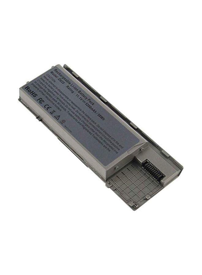 5200.0 mAh Replacement Laptop Battery For Dell 310-9081 Silver