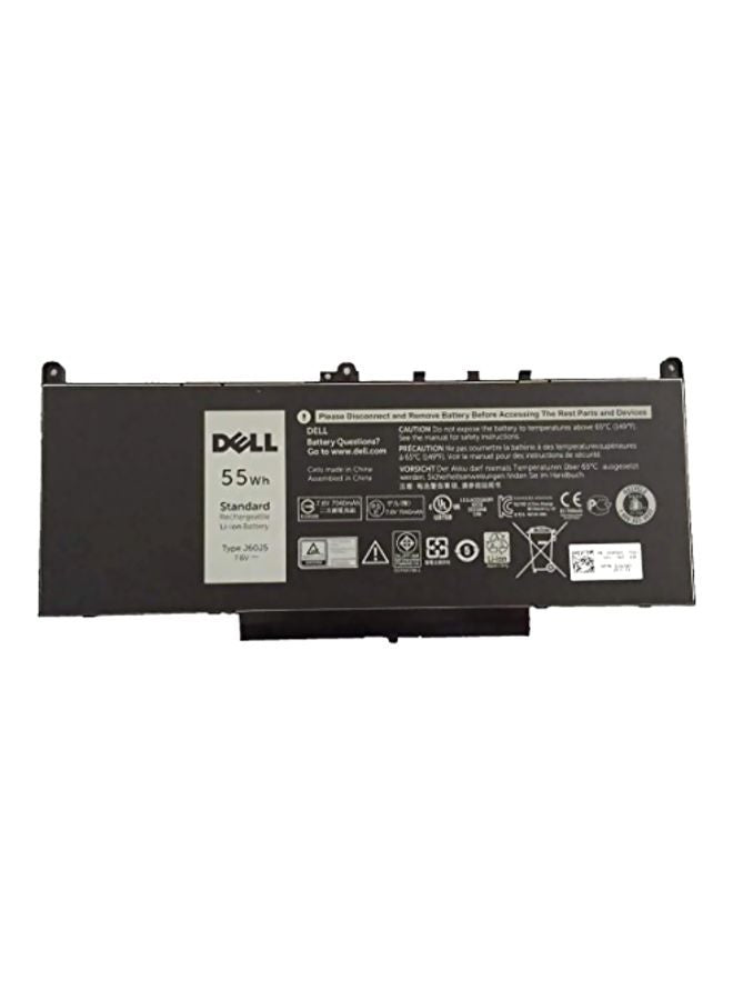 Replacement Laptop Battery For Dell Latitude E7270/E7470/1W2Y2/01W2Y2 Black