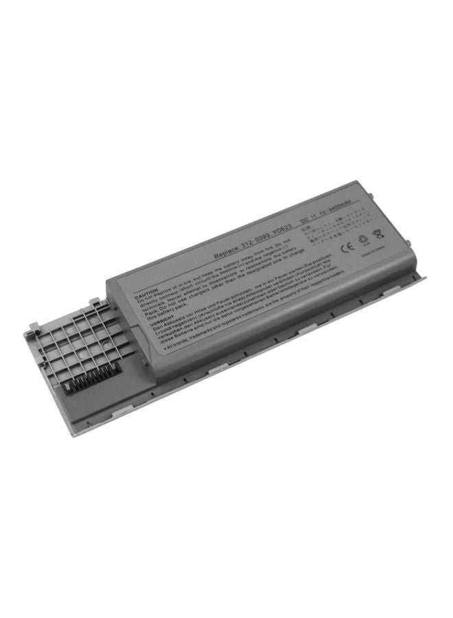 4400.0 mAh Replacement Laptop Battery For Dell Latitude D620/D630 Grey